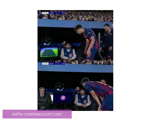 马竞巴萨激战半场平局 朱利亚诺西蒙尼拉什福德进球 冈萨雷斯染红离场